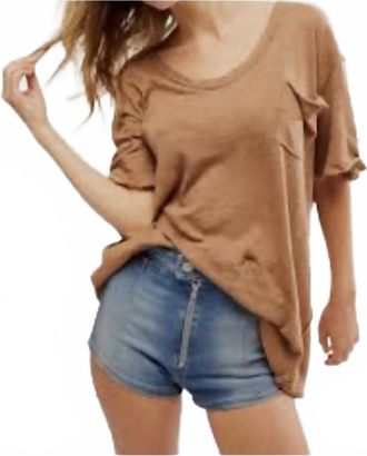 Free People All I Need Top In Toasted Coconut