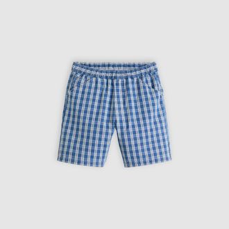 Levi's Pull On Work Lightweight Shorts - Mens - XL - Medium Wash / Summer Check Short