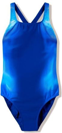 Speedo Print Medalist Swimsuit Badeanzug f&uuml;r Damen | blau