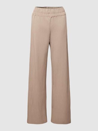 Vero Moda Stoffhose mit elastischem Bund Modell ALISA in Taupe, Gr&ouml;&szlig;e L