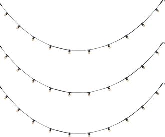 QAZQA Qazqa Guirnalda De Luces Conectable Negra Con Enchufe 14m Incl