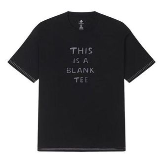 Converse Logo T-shirt Black 10025873-A02