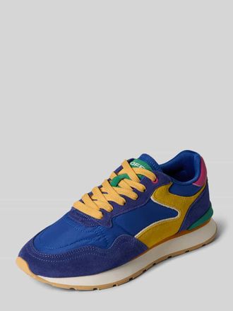 Hoff Sneaker aus Leder-Mix mit Logo-Detail Modell City in Royal, Gr&ouml;&szlig;e 36