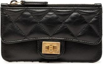 Chanel Pre-owned Coin Purse - Dames - Vintage Accessoires - Zwart - ONE Size - Leer - Vintage