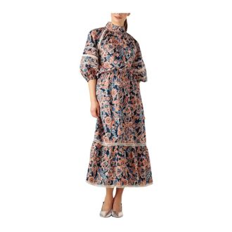 Kudibal Copenhagen Maxi Jurk Elina - Dames - Casual kleedjes - Veelkleurig - XS - Kleedjes