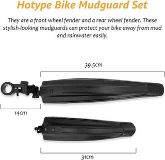 OEM Guardabarros Para Bicicleta - Protecci&oacute;n Contra El Barro Y La Lluvia - Juego De 2