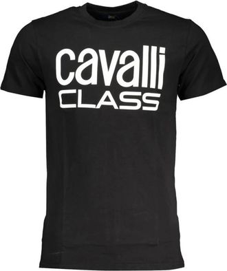 Cavalli Heren, Tops, Zwart, Maat: 2XL Katoen
