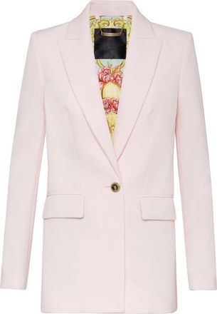 Philipp Plein Blazer Man Fit - Dames - Blazers - Roze - L - Polyester - Jassen