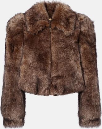 Chlo&eacute; Chlo&eacute; Giacca cropped in shearling