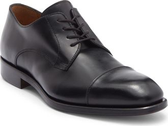 Antonio Maurizi Cap Toe Derby in Nero at Nordstrom Rack, Size 12Us / 45Eu