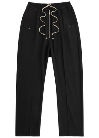 Rick Owens Bela Tapered-leg Wool Trousers - Black - 50 (W34 / L)