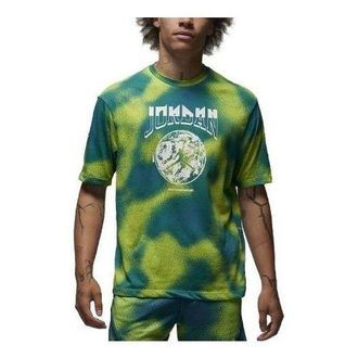 Nike Jordan Air Jordan Sport Graphic T-Shirt Mardi Gras Pine Green FB7448-441