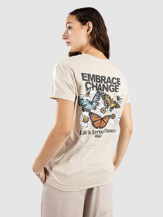 Dravus Embrace Change T-Shirt braun