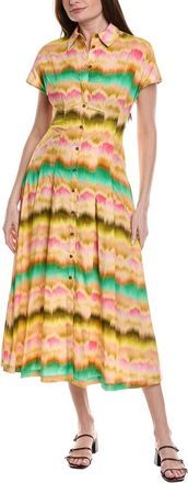 Lela Rose Seam Detail Shirtdress