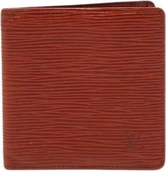 Louis Vuitton Pre-owned Leather Wallet - Dames - Vintage Accessoires - Rood - ONE Size - Leer - Vintage