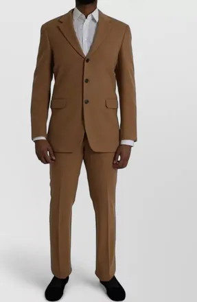Prada cashmere slim-fit single-breasted suit