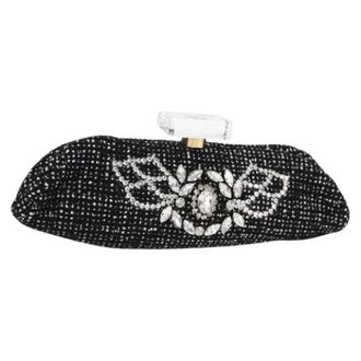 Chanel Pre-owned Clutch - Dames - Pre-owned - Zwart - Maat: ONE Size Wol