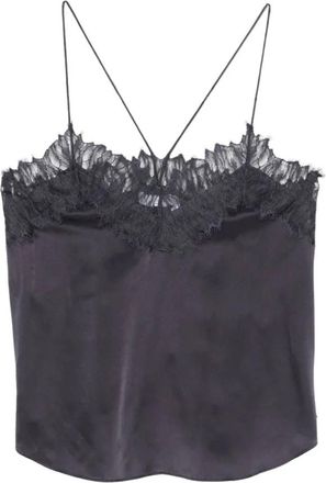 Iro Iro Top blauw - Dames - Tops zonder mouwen - Blauw - L - Tops