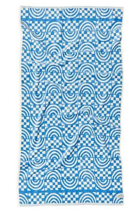 Slowtide Coco Rainbow Beach Towel in Periwinkle at Nordstrom