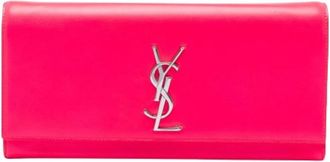 Saint Laurent Pre-owned Cassandre Clutch - Dames - Vintage Clutch - Roze - ONE Size - Leer - Vintage