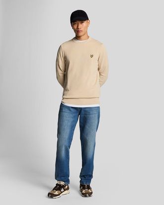 Lyle & Scott Regular Fit Tapered Denim Jeans - Blauw