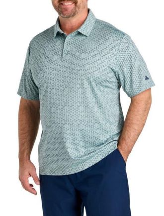 adidas Big & Tall Ultimate 365 Mesh Performance Polo Shirt in Wonder Sage at Nordstrom, Size Xx-Large