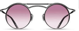 Matsuda 2903H Ronde Zonnebril - unisex - Zonnebrillen - Grijs - 43 MM - Accessoires
