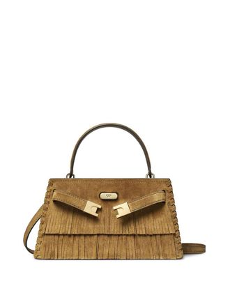 Tory Burch Lee Radziwill Suede Leather Mini Bag