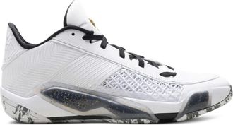 Nike Jordan 38 Low White/Metallic Gold/Black sneakers - Wit