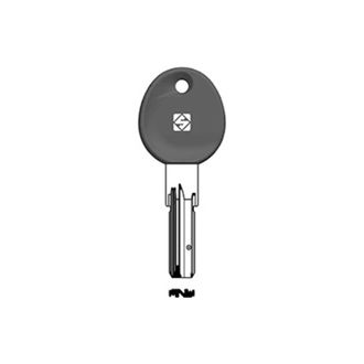 OEM 5 X Silca Ie38rp Chiave Punzonata Testa Plastica Nichel