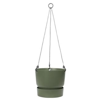 ELHO Maceta Colgante Greenville 24 - Exterior - &Oslash; 23,9 X H 20,3 Cm - Hoja Verde
