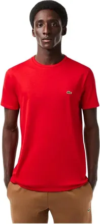 Lacoste Uomo, Top, Rosso, L, new