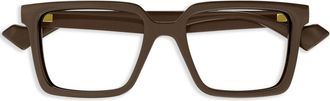 Gucci Occhiali squadrati - Marrone