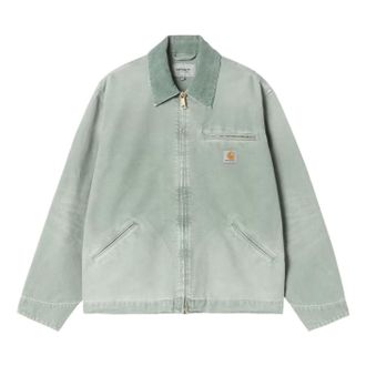 Carhartt Work in Progress OG Detroit Jacket Shady Green Destroy Wash I035280-3TJ-17