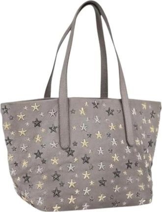 Jimmy Choo London Pre-owned Tote Bags, female, Gray, Size: ONE SIZE Pre-owned Tote Bag