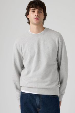 Levi's Original Housemark Crewneck Sweatshirt - Hombre - 2XL - Grey / Medium Vintage Htr Grey