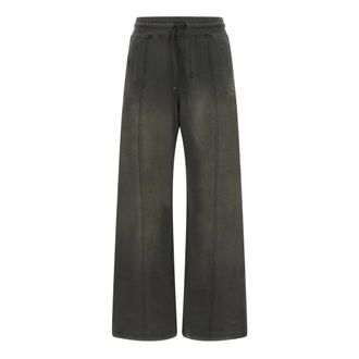 Golden Goose Dames, Broeken, Grijs, Maat: 2XS Katoen