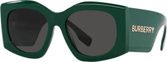 Burberry Zonnebril - Dames - Zonnebrillen - Groen - 55 MM - Accessoires