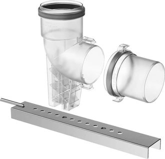 Bosch Accesorio De Gases De Escape Fc-se80-87 Codo De Gases De Escape D:80mm, 87gr + Carril De Apoyo, 7738113777
