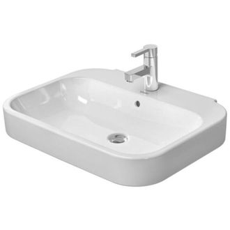 Duravit Duravit - Lavabo Happy D.2 65cm Con Rebosadero, Con Bancada De