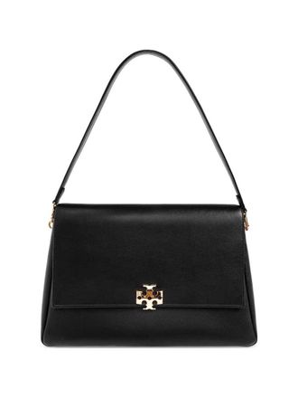 Tory Burch Tory Burch Leder-Einkaufstasche mit Logo-Plakette