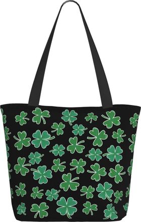 AOOEDM St. PatrickS Day Clovering Ladies Shopping Bag 13x11x7in.The Perfect ValentineS Day Gift.It Is The Best ValentineS Day Gift For Mom, Daughter, Wife,Et