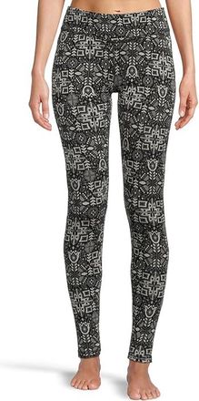 Smartwool Classic Thermal Merino Base Layer Bottom Womens Casual Pants Black Deco Floral : XL 30.5