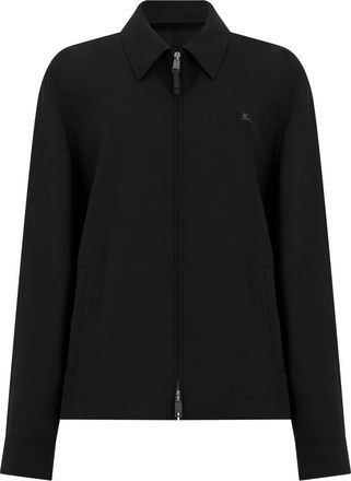 Burberry Black Shirt Collar Jacket