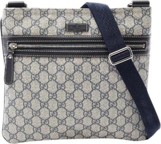 Gucci Pre-owned GG Supreme Coated Canvas Shoulder Bag - Dames - Vintage Schoudertas - Veelkleurig - ONE Size - Leer - Vintage