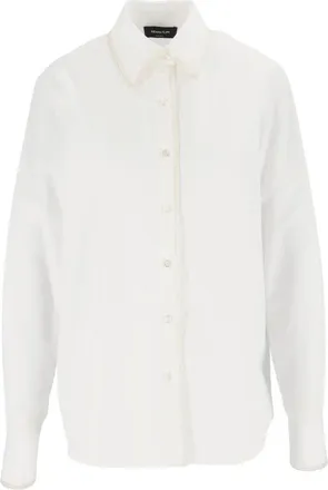 Fabiana Filippi Dames, Blouses & Shirts, Wit, Maat: S Katoen