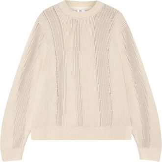 Won Hundred Zip-throughs - Heren - Ronde hals truien - Beige - XL - Truien & Vesten