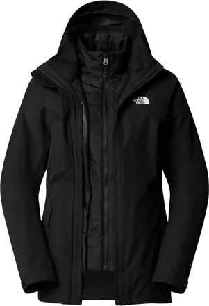 The North Face Carto Mono Triclimate 3-in-1 Jas met Capuchon - Dames - Outdoorjassen - Zwart - S - Leer - Fitness