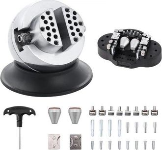 OEM Block Ball Vise Mit 30 Pcs, Engraving Block Einstellger&auml;t Durchmesser 78 Mm, Block Ball Vise Engraving Diamanten Voller Satz, Ball Befestigung Und Gum