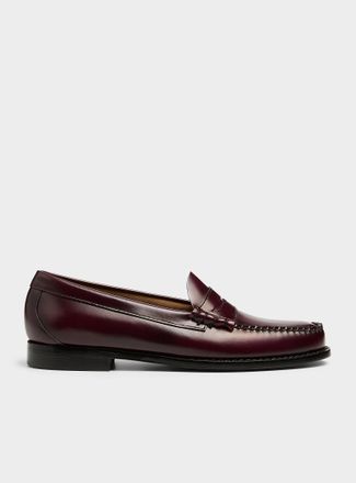 G.H. Bass & Co. Mens Larson Weejuns wine-red loafers Men